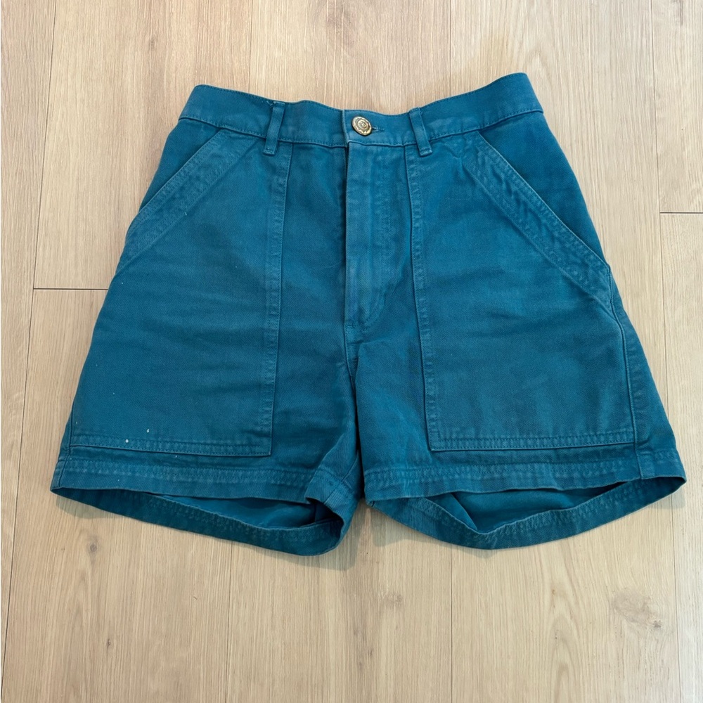 Big Bud Press Work Shorts in blue lagoon